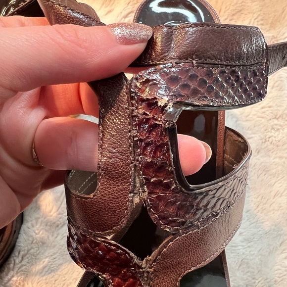 Tory Burch Boho Deidre Strappy Block Heels Sandals - Picture 5 of 8